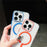 For iPhone 14 Pro Case Compatible with MagSafe TPU+PC Drop Protection Cell Phone Cover - Sapphire - 6