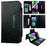 For iPhone 14 Wallet Case Detachable 2-in-1 Anti-Drop Leather Phone Cover - Black - 1