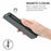 For Google Pixel 8a Book Style Flip Case PU Leather Skin-touch Phone Cover - Black - 6
