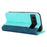 For Google Pixel 8a Case PU Leather Color Splicing Wallet Phone Cover - Light Blue+Dark Blue - 4