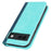 For Google Pixel 8a Case PU Leather Color Splicing Wallet Phone Cover - Light Blue+Dark Blue - 6