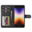 LC.IMEEKE For iPhone 17e / 16e Case Calf Texture Magnetic Clasp Stand Phone Cover - Black - 2