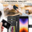 LC.IMEEKE For iPhone 17e / 16e Case Calf Texture Magnetic Clasp Stand Phone Cover - Black - 6