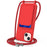 Case for iPhone 15 Plus Shell Liquid Silicone Card Holder Phone Cover with Long Lanyard - Red - 1