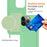For iPhone 14 Pro Case Liquid Silicone Slim Shockproof Phone Cover with Adjustable Lanyard - Green - 5