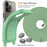 For iPhone 14 Pro Case Liquid Silicone Slim Shockproof Phone Cover with Adjustable Lanyard - Green - 7