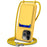 For iPhone 13 Pro Card Slot Case Liquid Silicone Phone Protector with Lanyard - Yellow - 1
