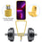 For iPhone 13 Pro Card Slot Case Liquid Silicone Phone Protector with Lanyard - Yellow - 4