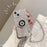 Phone Cases for iPhone 14 Glittery Rhinestone Camera Shaped TPU Phone Cover with Carrying Chain - 5