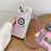 Mirror Surface Ghost TPU Case for iPhone 13 Phone Cover Camera Shaped Phone Shell with Handy Strap - 4