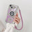 Mirror Surface Ghost TPU Case for iPhone 13 Phone Cover Camera Shaped Phone Shell with Handy Strap - 5