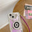 Mirror Surface Ghost TPU Case for iPhone 13 Phone Cover Camera Shaped Phone Shell with Handy Strap - 6