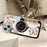 Phone Cases for iPhone 13 Electroplating Camera Shaped TPU Phone Cover with Chain - 3
