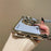 For iPhone 13 Pro Max 6.7 inch Case Camera Design Electroplated Leather+TPU Cover with Strap - Blue - 3