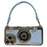 For iPhone 14 Pro Cases Electroplating Phone Cover with Wrist Strap Camera Shaped Design - Blue - 1