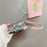 For iPhone 14 Cover Electroplating TPU Cell Phone Shell with Tote Strap Flower Pattern Camera Design - Pink Flower - 6