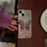 For iPhone 13 / 14 Case Electroplating TPU Phone Cover with Butterfly Shaped Kickstand Gradient Color - Pink - 4