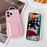For iPhone 15 Pro Max Case Stylish Card Holder TPU Phone Cover Mobile Parts   - Pink - 2