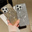 For iPhone 15 Pro Max Magnetic Case Compatible with MagSafe TPU+PC Glitter Phone Cover - Silver - 4