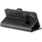 For Nothing Phone (2a) Plus / Phone (2a) Case Leather Adjustable Stand Smart Phone Cover with Dual Magnetic Clasp - Black - 4