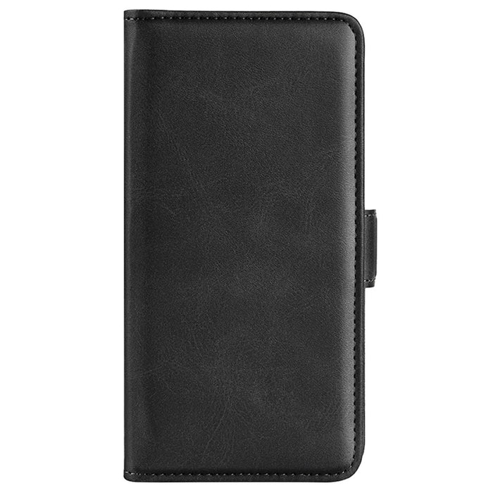 For Nothing Phone (2a) Plus / Phone (2a) Case Leather Adjustable Stand Smart Phone Cover with Dual Magnetic Clasp - Black - 6
