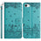 For iPhone 17e / 16e Wallet Case PU Leather Wall Cats Pattern Phone Cover - Blue - 1