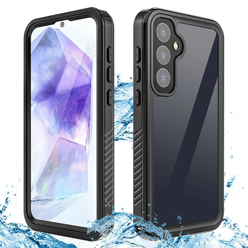 REDPEPPER FS Series For Samsung Galaxy A55 5G   Phone Case IP68 Waterproof Shell Clear Back Panel Phone Cover - 1