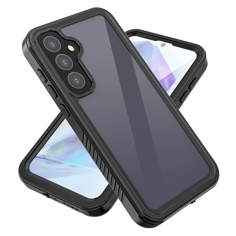REDPEPPER FS Series For Samsung Galaxy A55 5G   Phone Case IP68 Waterproof Shell Clear Back Panel Phone Cover - 3