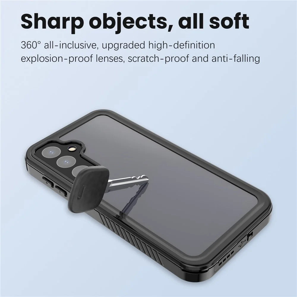REDPEPPER FS Series For Samsung Galaxy A55 5G   Phone Case IP68 Waterproof Shell Clear Back Panel Phone Cover - 4