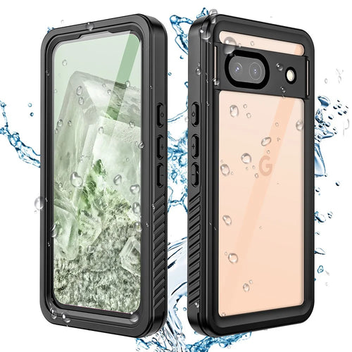 REDPEPPER FS Series For Google Pixel 8a IP68 Waterproof Case Clear Back Panel Cell Phone Cover - 1