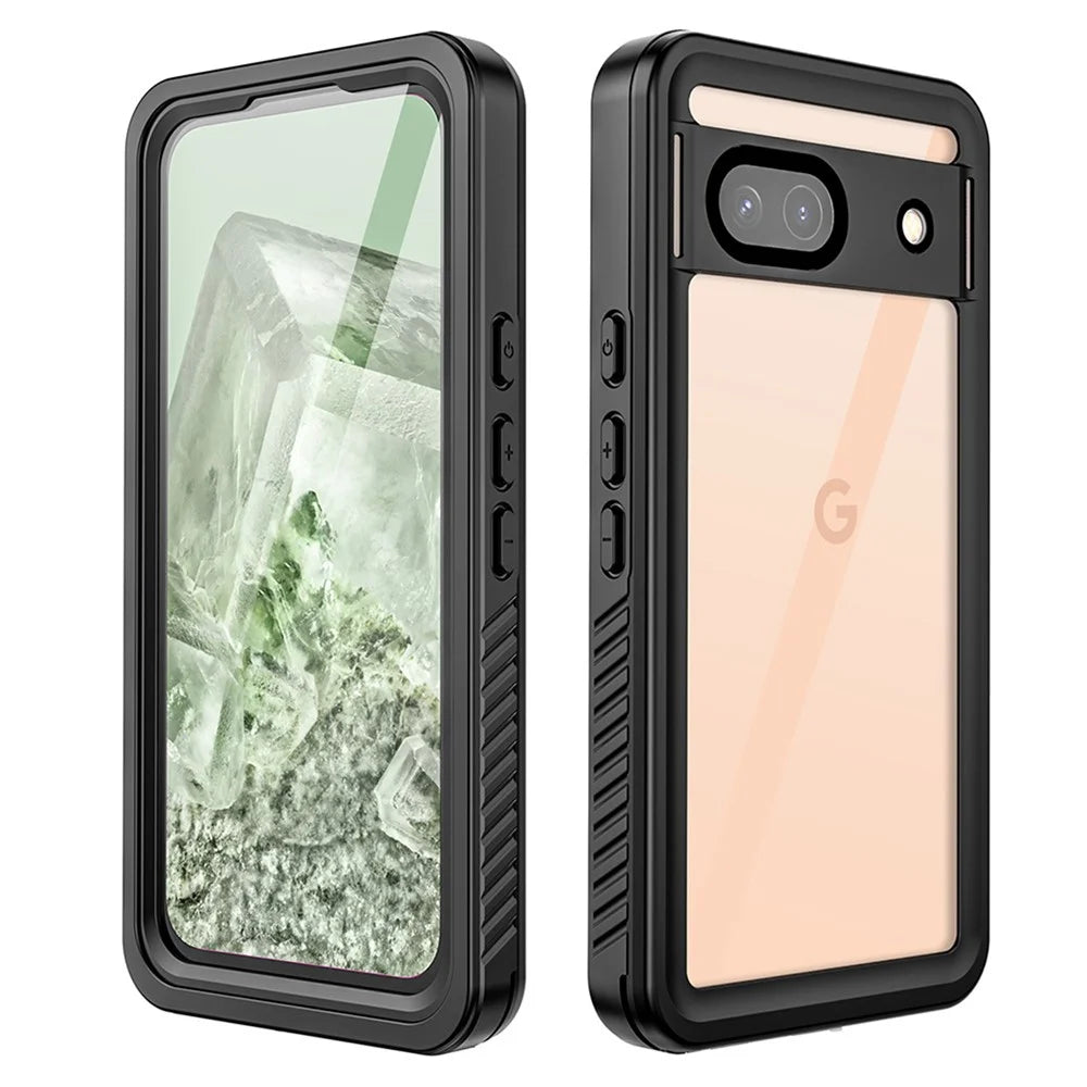REDPEPPER FS Series For Google Pixel 8a IP68 Waterproof Case Clear Back Panel Cell Phone Cover - 2