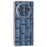 For vivo X Fold3 Case Mahjong Texture Genuine Cow Leather+PC Matte Edge Phone Cover - Blue - 2