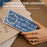 For vivo X Fold3 Case Mahjong Texture Genuine Cow Leather+PC Matte Edge Phone Cover - Blue - 6
