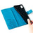 For Samsung Galaxy A72 5G / 4G Case Butterfly Flower PU Leather Cell Phone Shell Online Shopping   - Blue - 5