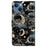 For iPhone 15 Shockproof Case Leather Flip Folio Phone Cover with Wallet - Moon - 7