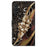 For Samsung Galaxy A15 4G / 5G Case PU Leather Magnetic Clasp Stand Function Phone Cover Pattern Printed - Metal Flower - 7
