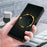 For Samsung Galaxy A24 4G (162.1 x 77.6 x 8.3mm) Case Pattern Print Leather Wallet Phone Cover - Gold Ring - 5