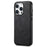 DENIOR A11 For iPhone 15 Pro Max Magnetic Case Retro Leather Coated Drop-proof Phone Cover - Black - 1