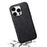 DENIOR A11 For iPhone 15 Pro Max Magnetic Case Retro Leather Coated Drop-proof Phone Cover - Black - 3