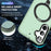 For Samsung Galaxy S24 Ultra PC Case Kickstand Protective Cover Magnetic Case - Light Green - 2