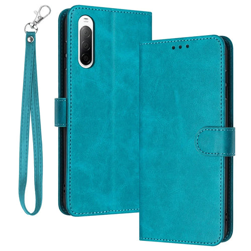 For Sony Xperia 10 VI   Phone Stand Case Business Style PU Leather Cover Wallet - Green - 1