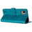 For Nokia C110 Case Leather Drop Protection Wallet Stand Cover with Strap - Green - 2