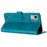 For Nokia C12 4G / C12 Pro / C12 Plus Cases Calf Texture PU Leather + TPU Cell Phone Cover with Strap - Green - 2