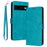 For Google Pixel 8a Mobile Accessories Supplier Phone Case PU Leather Stand Wallet Phone Cover - Green - 1