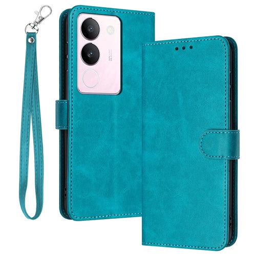 For vivo S17 5G / S17 Pro 5G / S17t 5G / V29 5G / V29 Pro 5G Fall Protection Case Calf Texture Phone Cover - Green - 1