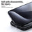 For iPhone 14 / 13 6.1 inch Magnetic Kickstand Case Carbon Fiber Texture PC+TPU Phone Cover - Black - 7