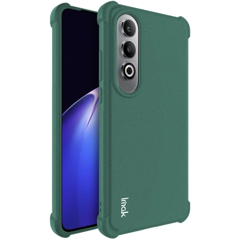 IMAK For Oneplus Nord CE4 5G / Oppo K12 Cases TPU Shockproof Airbag Phone Shell Matte Phone Cover - Green - 1