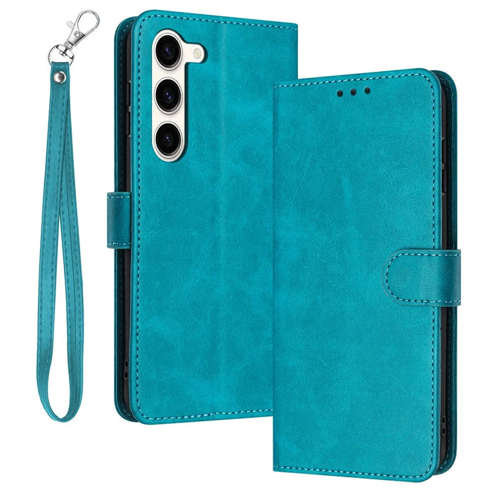 For Samsung Galaxy S23+ Mobile Accessories   Leather Stand Case Cell Phone Cover - Green - 1