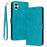 For Samsung Galaxy A05 4G Case Leather Stand Wallet Full Protection Cell Phone Cover - Green - 1
