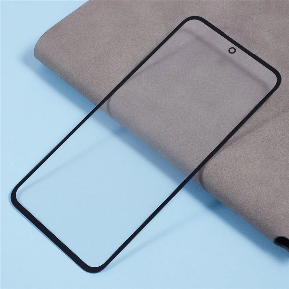 For Samsung Galaxy A55 5G A556 Front Screen Glass Lens + OCA Adhesive Part (Without Logo) - 3